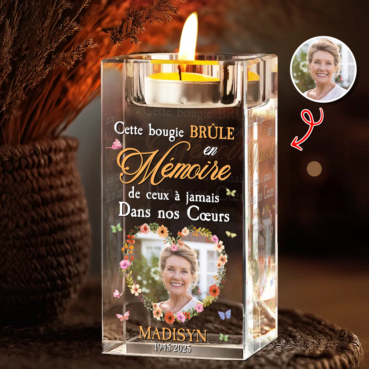 Cette Bougie Brûle En Mémoire - Toujours Dans Mes Pensées