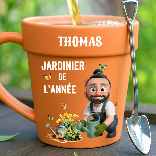 Jardinier De L'année  – Le Cadeau Personnalisé Idéal Pour Les Amoureux Des Plantes