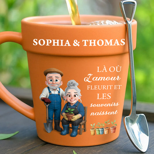 Là Où L’Amour Fleurit Et Les Souvenirs Naissent  – Le Cadeau Personnalisé Idéal Pour Les Amoureux Des Plantes
