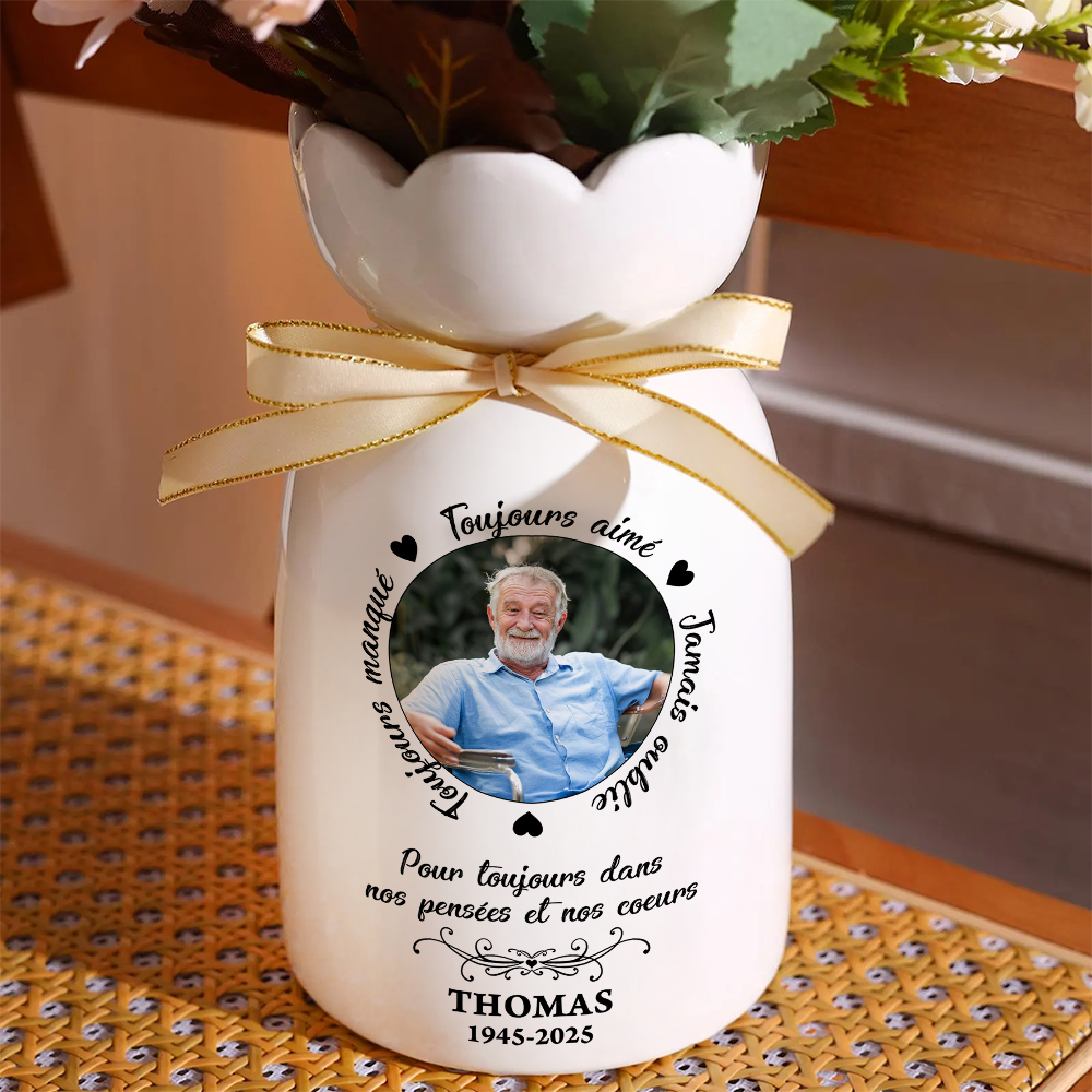 Mon Cœur A Changé Pour Toujours – Vase Décoratif Personnalisé Pour La Maison