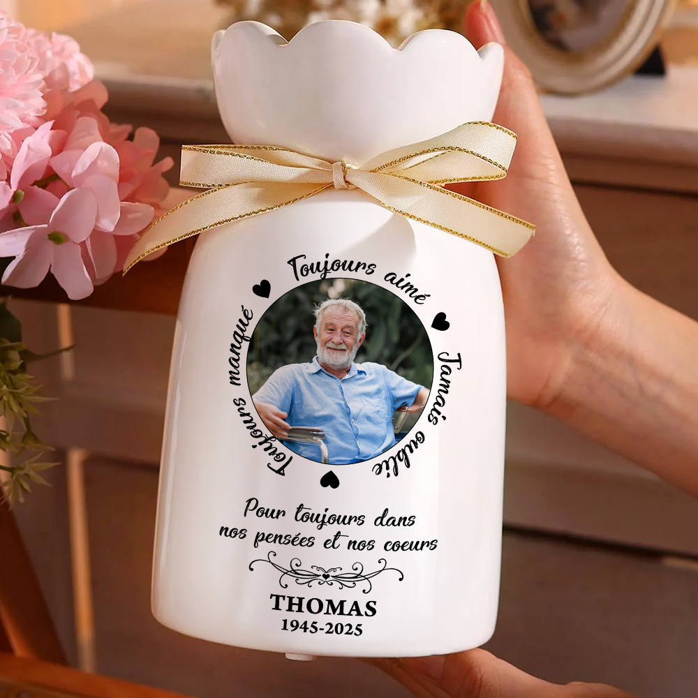 Mon Cœur A Changé Pour Toujours – Vase Décoratif Personnalisé Pour La Maison