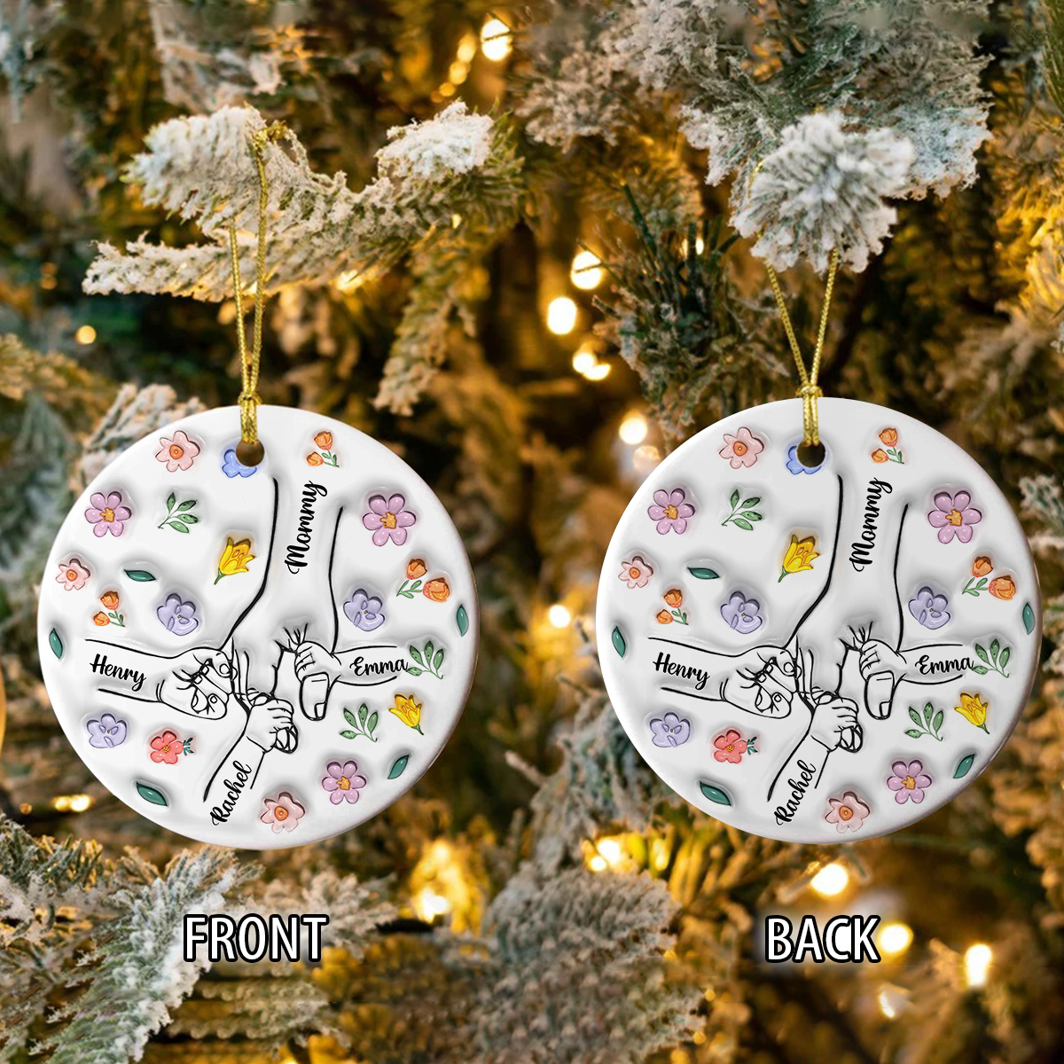 Noël Ornement – Version éternelle - Ornement Joyeux Noël