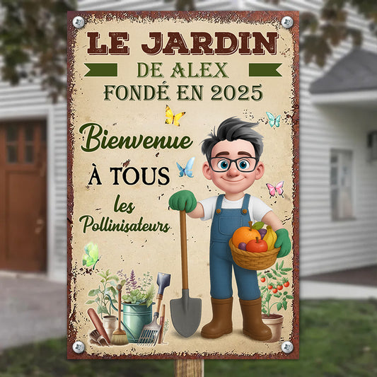 Pour Y Perdre L'esprit Et Trouver L'âme Homme – Plaque En Métal Personnalisée