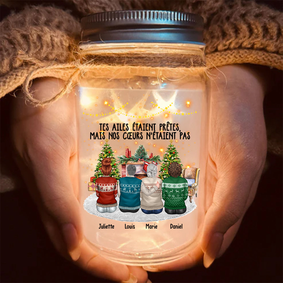 Lampe Pour Pot Mason Personnalisée - Cadeau de Noël Pour Pot Mason - Souvenir Personnalisé pour Animaux