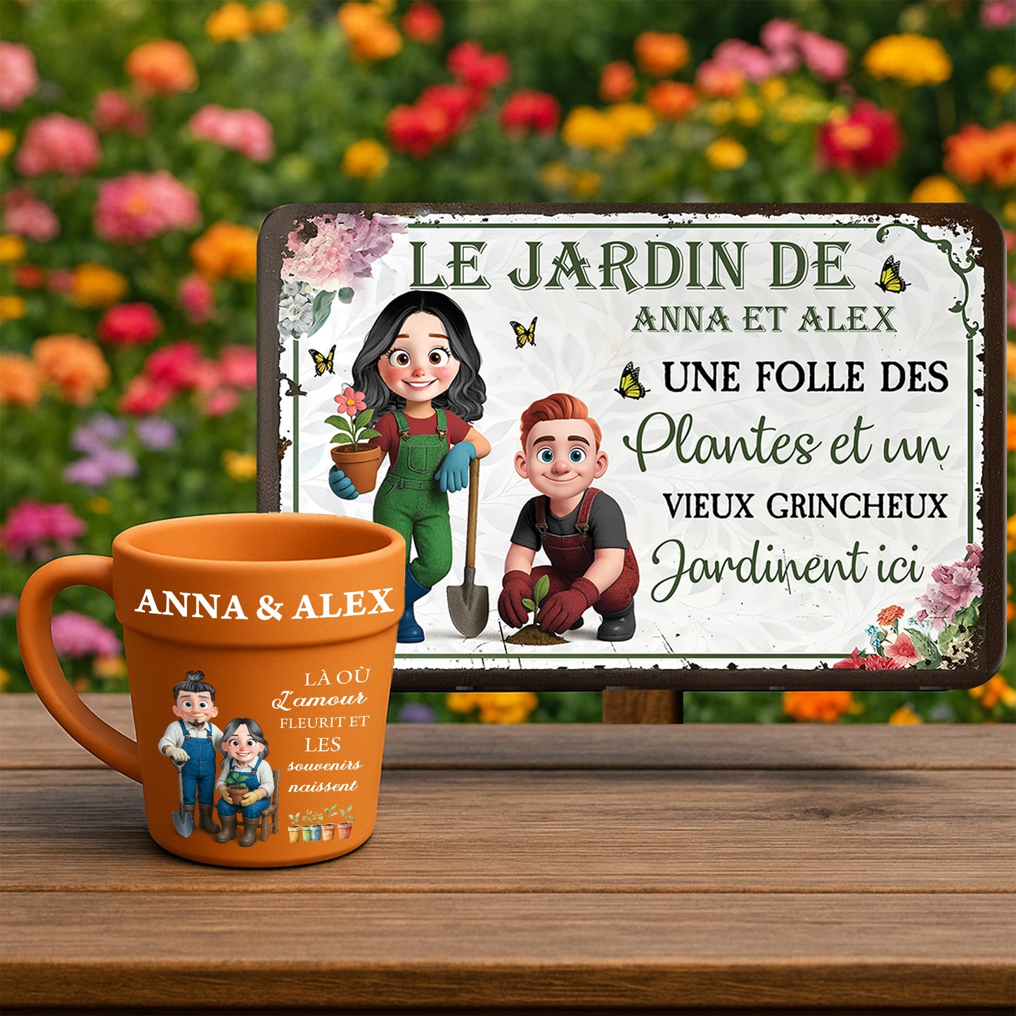 Là Où L’Amour Fleurit Et Les Souvenirs Naissent – Le Cadeau Personnalisé Idéal Pour Les Amoureux Des Plantes