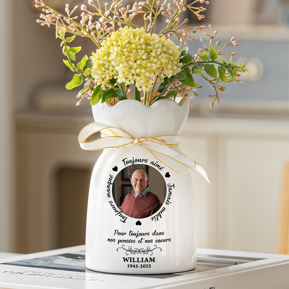 Mon Cœur A Changé Pour Toujours – Vase Décoratif Personnalisé Pour La Maison