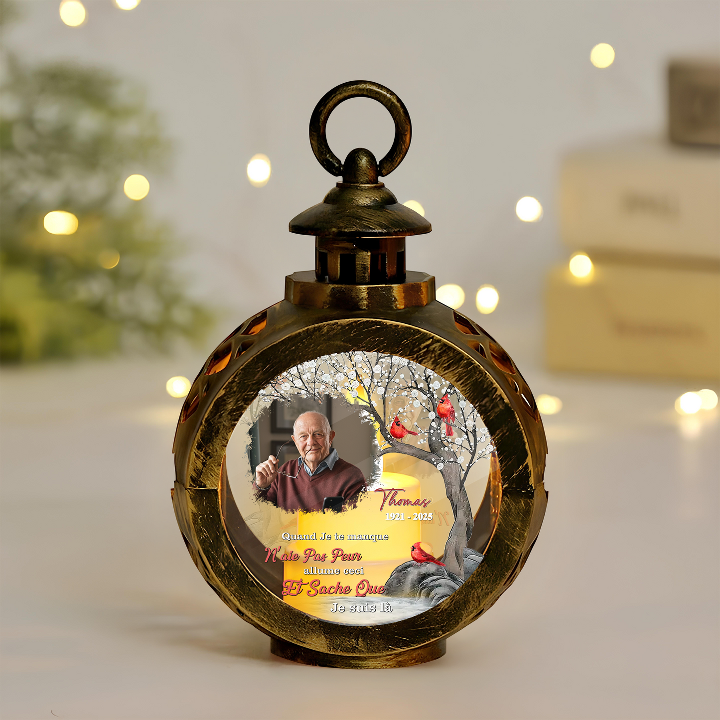 Tu Me Manques N'aie Pas Peur – Décoration de Noël & Cadeau Unique pour la Famille