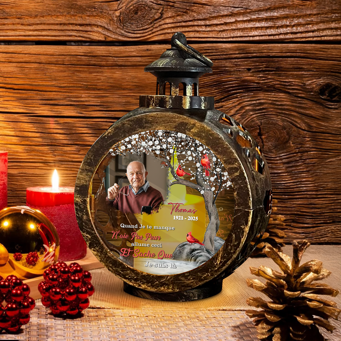 Tu Me Manques N'aie Pas Peur – Décoration de Noël & Cadeau Unique pour la Famille