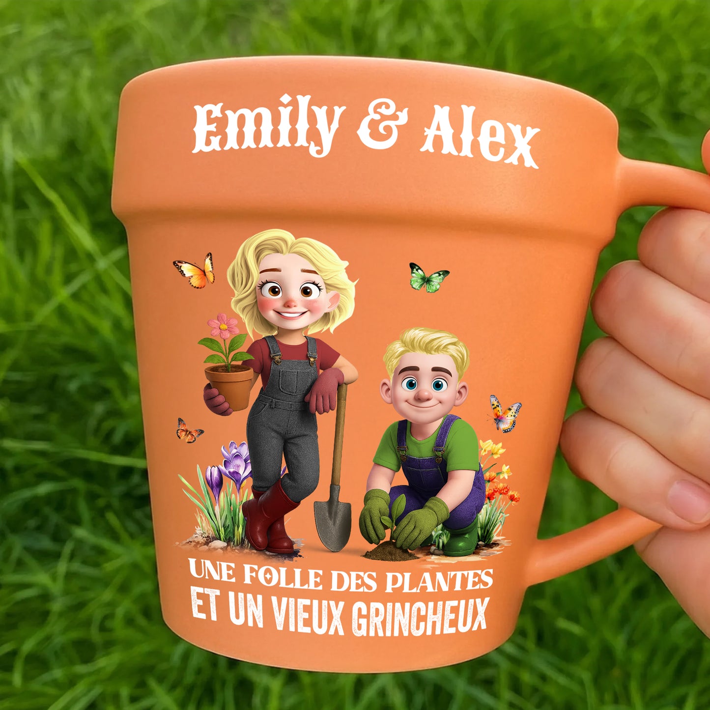 Une Folle Des Plantes Et Un Vieux Grincheux – Le Cadeau Personnalisé Idéal Pour Les Amoureux Des Plantes
