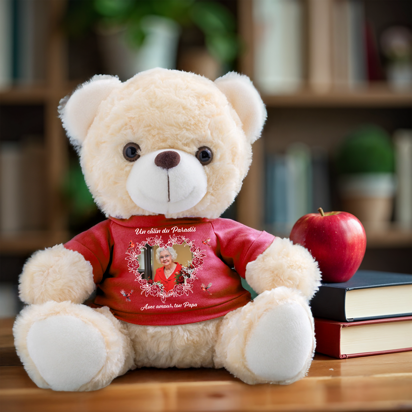 Un Câlin Du Paradis - Oursons En Peluche Avec T-shirt Personnalisé