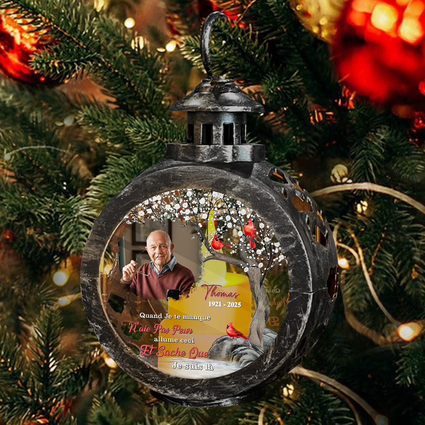 Tu Me Manques N'aie Pas Peur – Décoration de Noël & Cadeau Unique pour la Famille