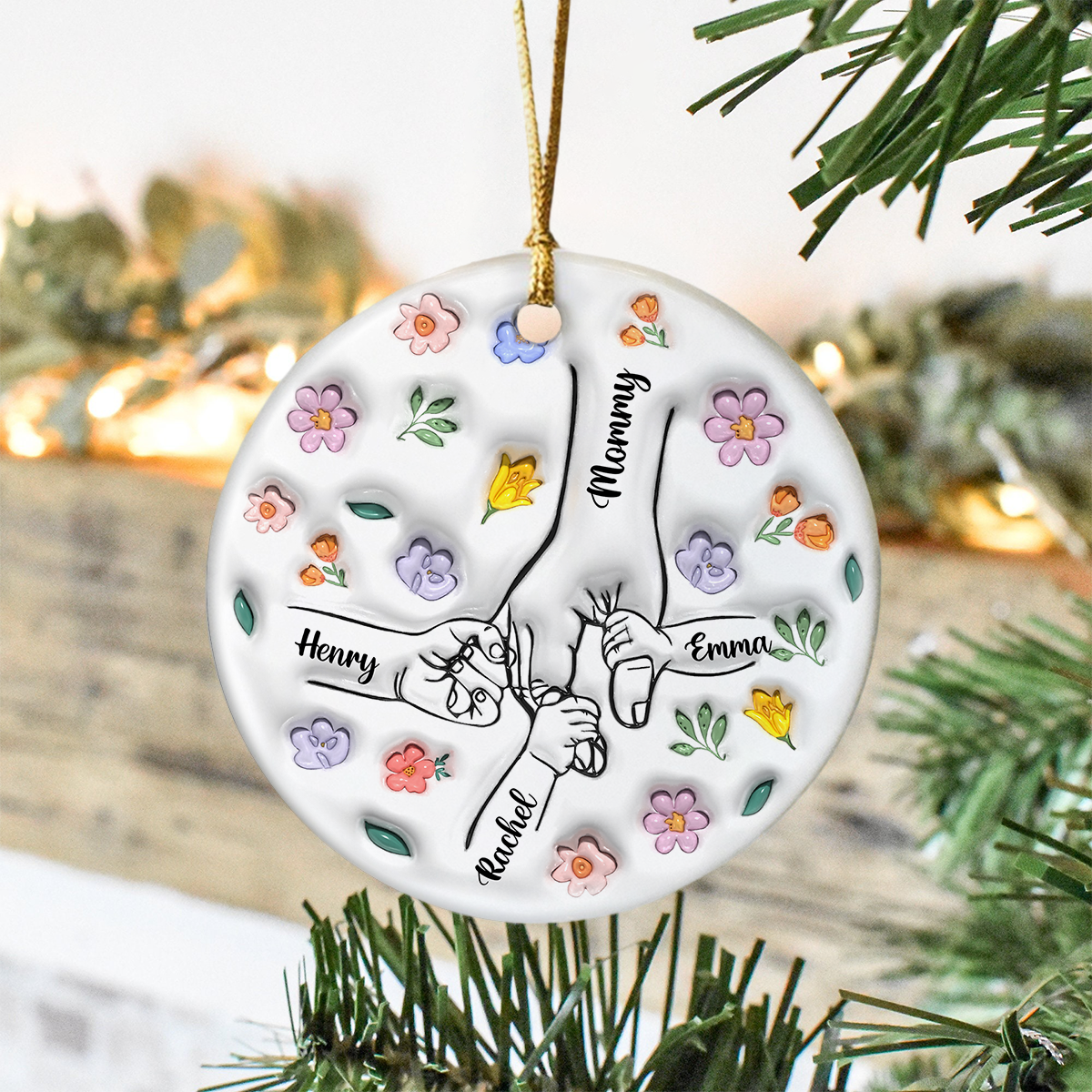 Noël Ornement – Version éternelle - Ornement Joyeux Noël