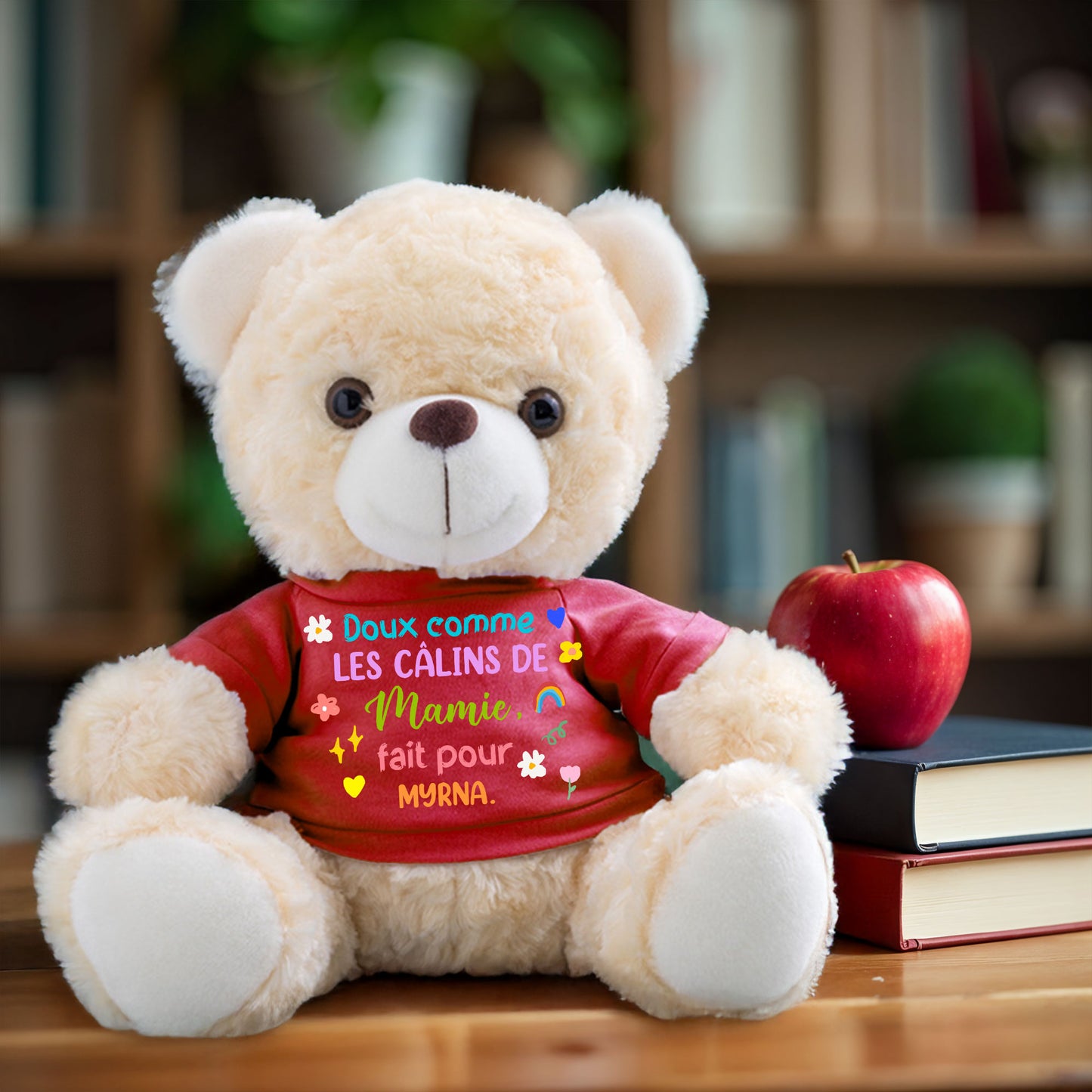 Doux Comme Les Câlins De Mamie - Oursons En Peluche Avec T-shirt Personnalisé