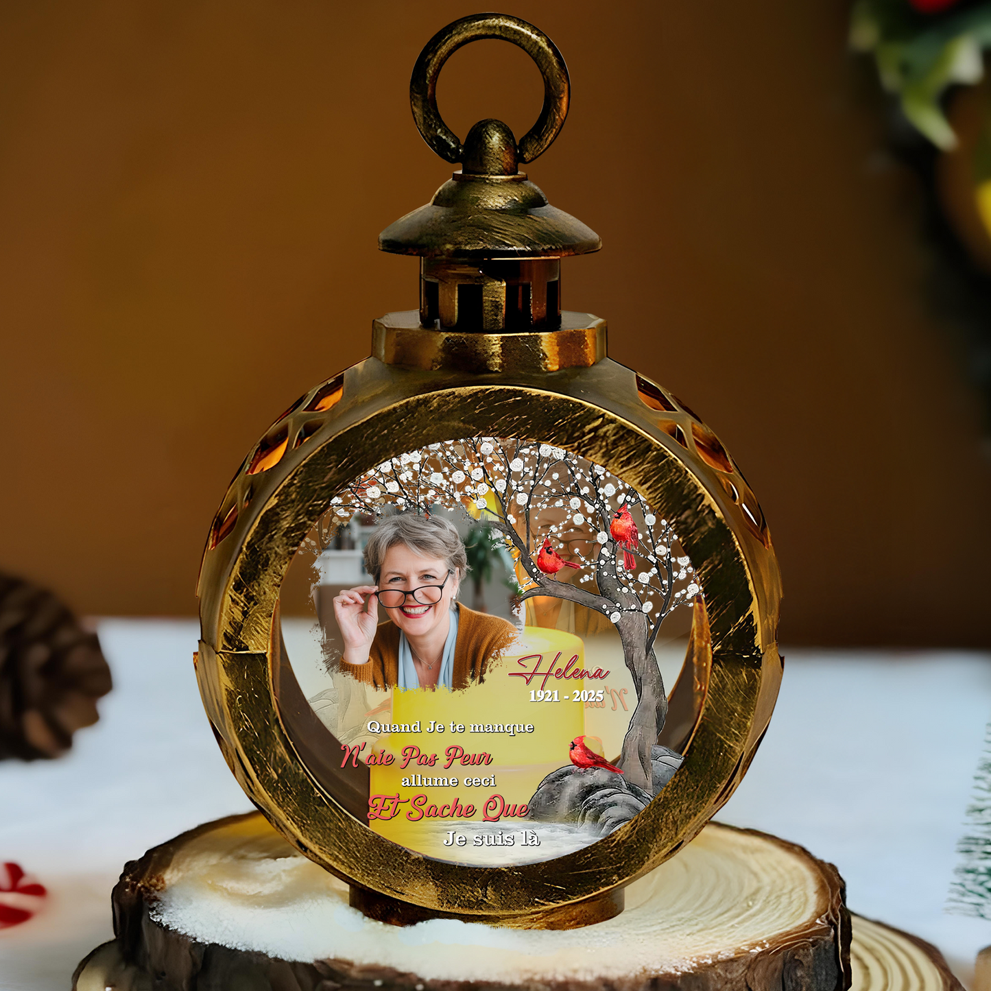 Tu Me Manques N'aie Pas Peur – Décoration de Noël & Cadeau Unique pour la Famille