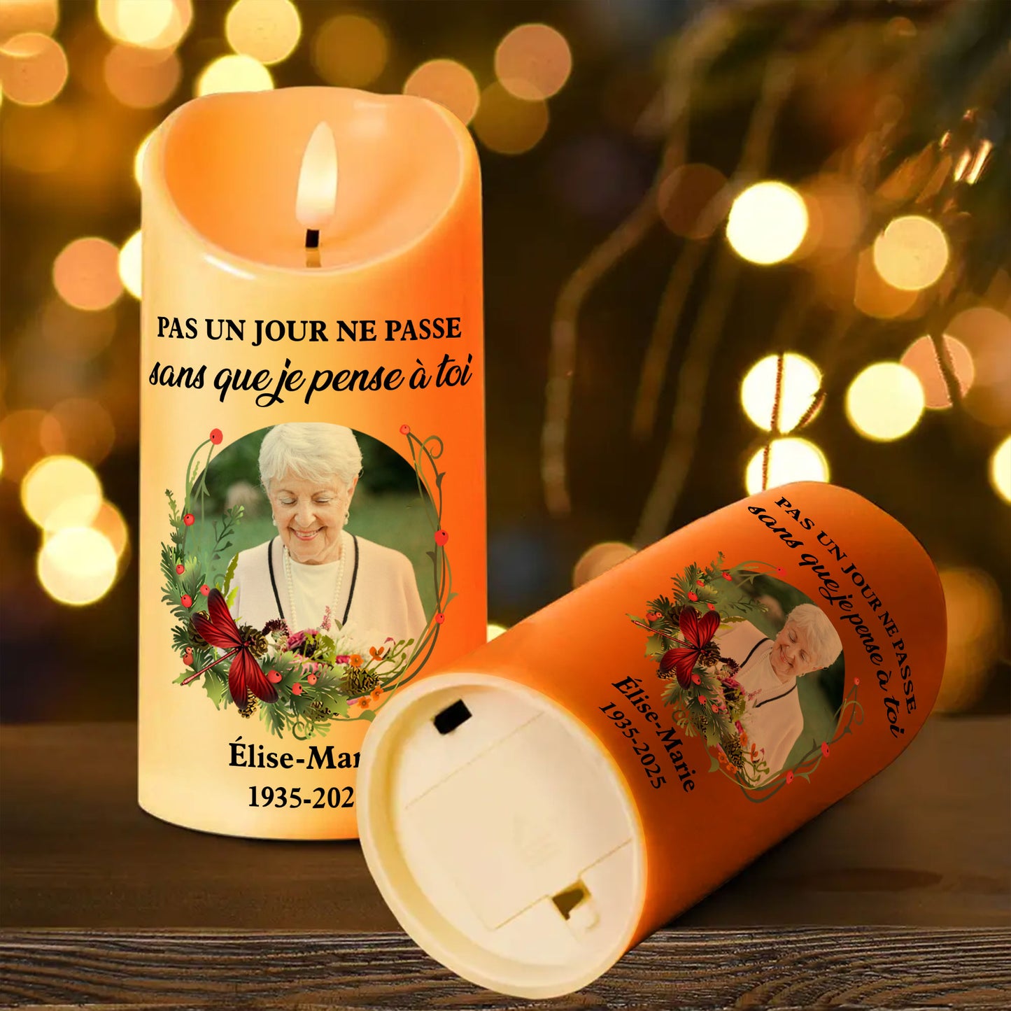 Je Suis Toujours Là Pour Toi - Bougie LED Sans Flamme Personnalisée