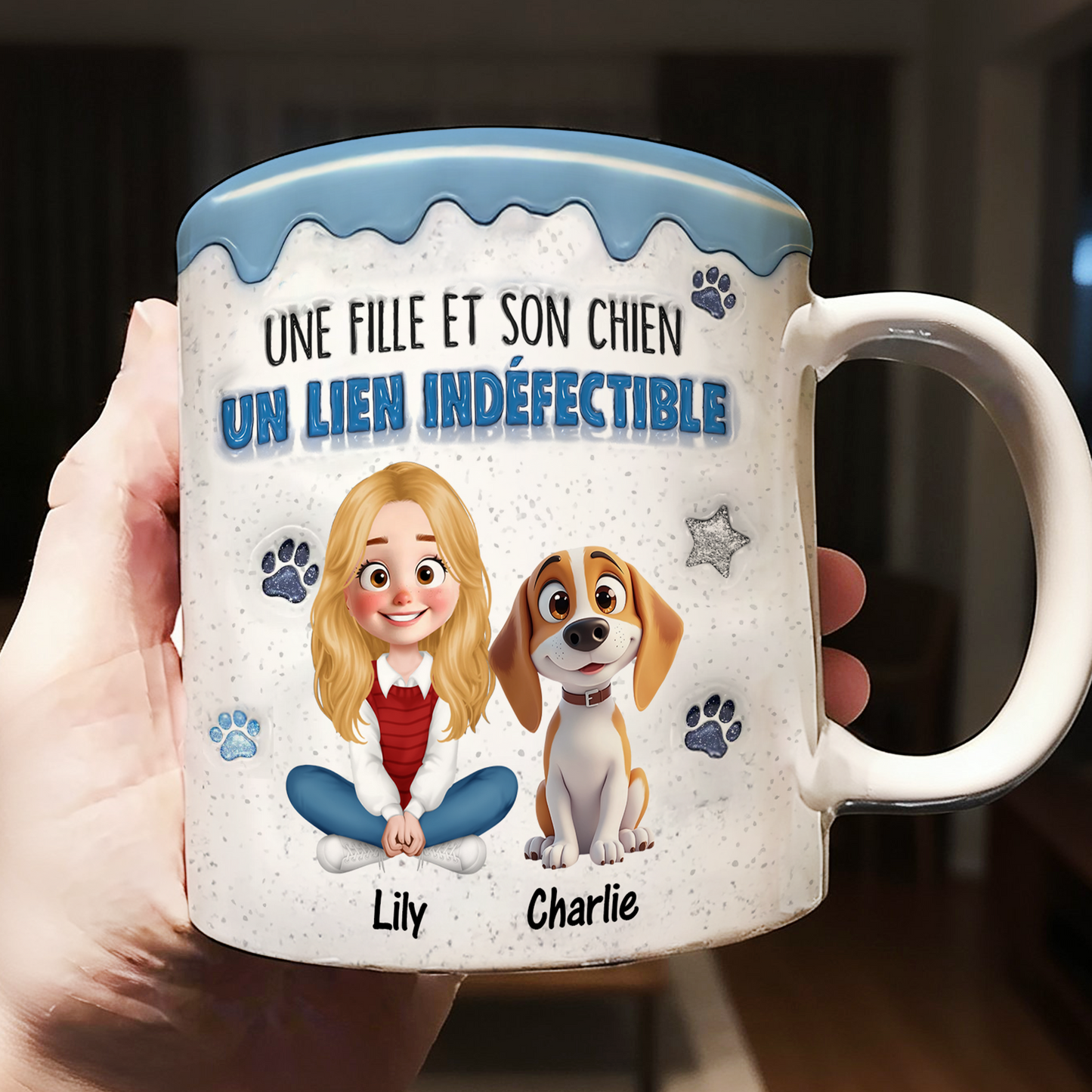 Un Lien Indéfectible - Mug Personnalisé 3D Gonflé Effet