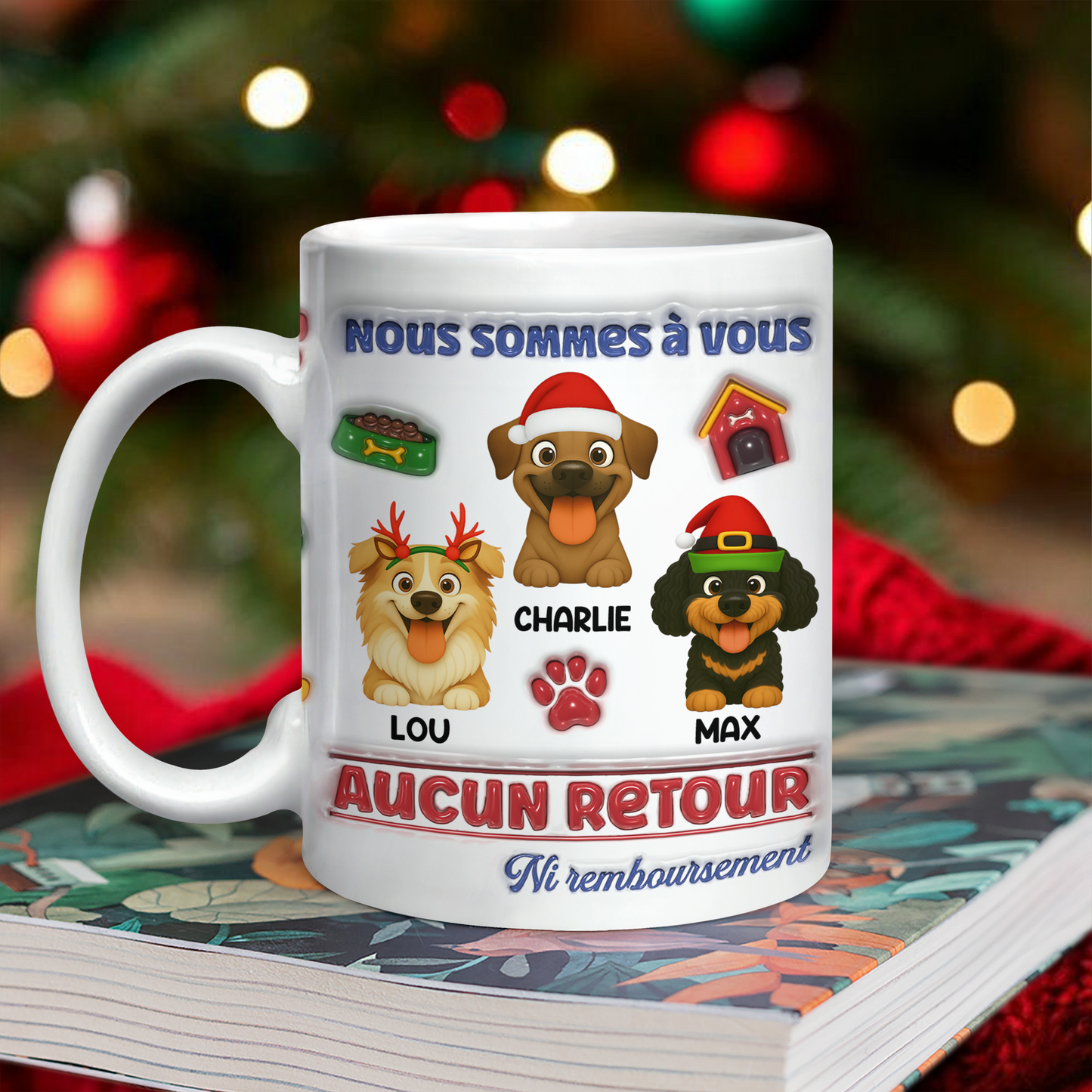 Je Suis À Vous - Mug Personnalisé 3D Gonflé Effet