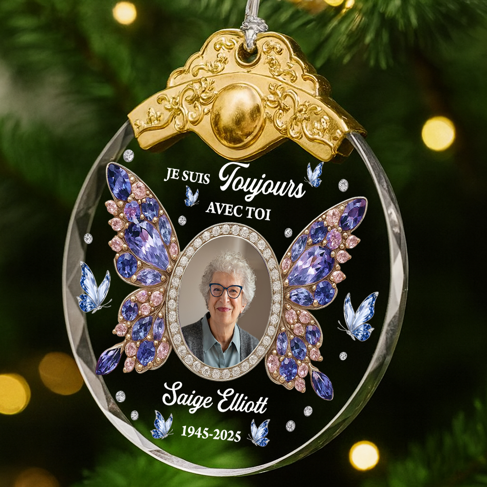 Noël Ornement Je Suis Toujours Avec Toi – Ornement Photo Personnalisé