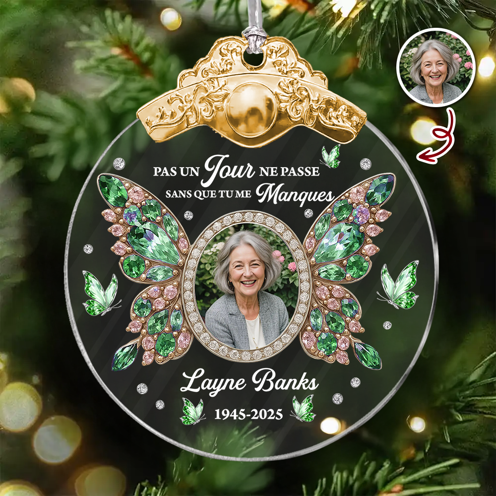 Noël Ornement Je Suis Toujours Avec Toi – Ornement Photo Personnalisé