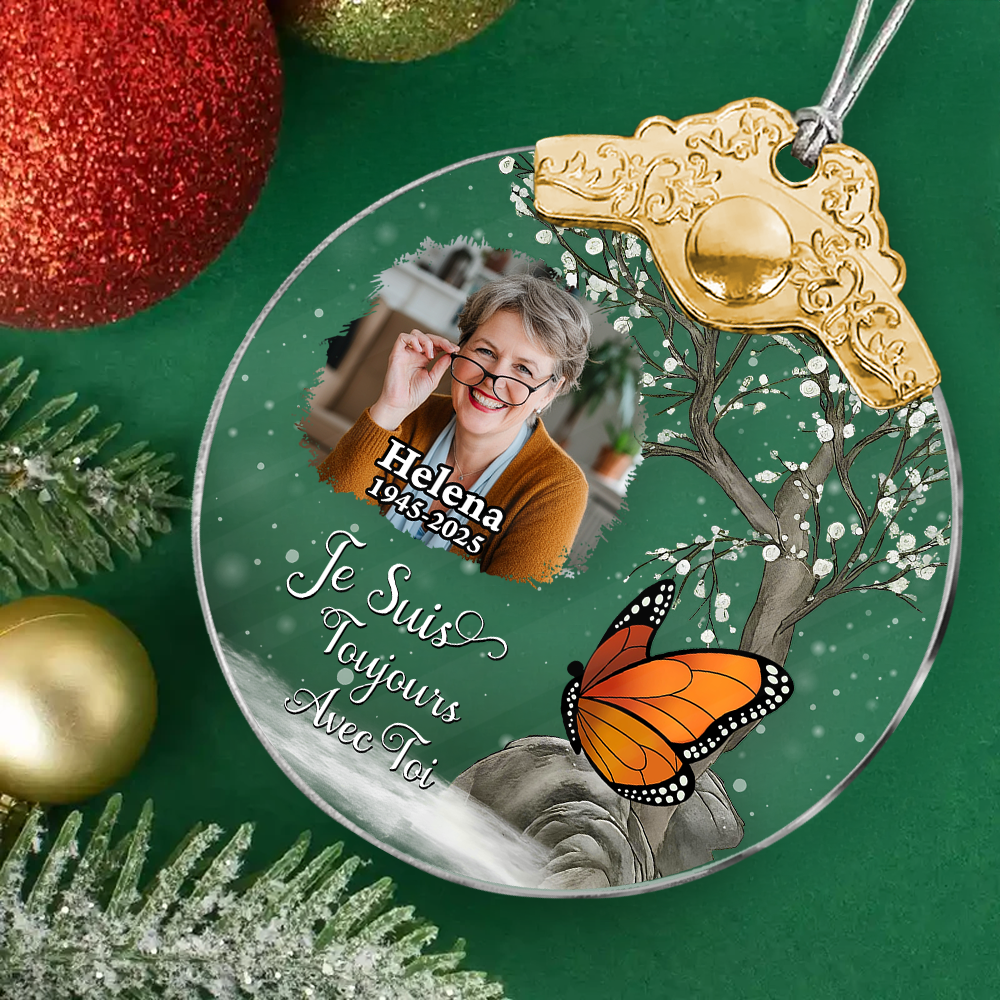 Je Suis Toujours Avec Toi Noël – Ornement Photo Personnalisé