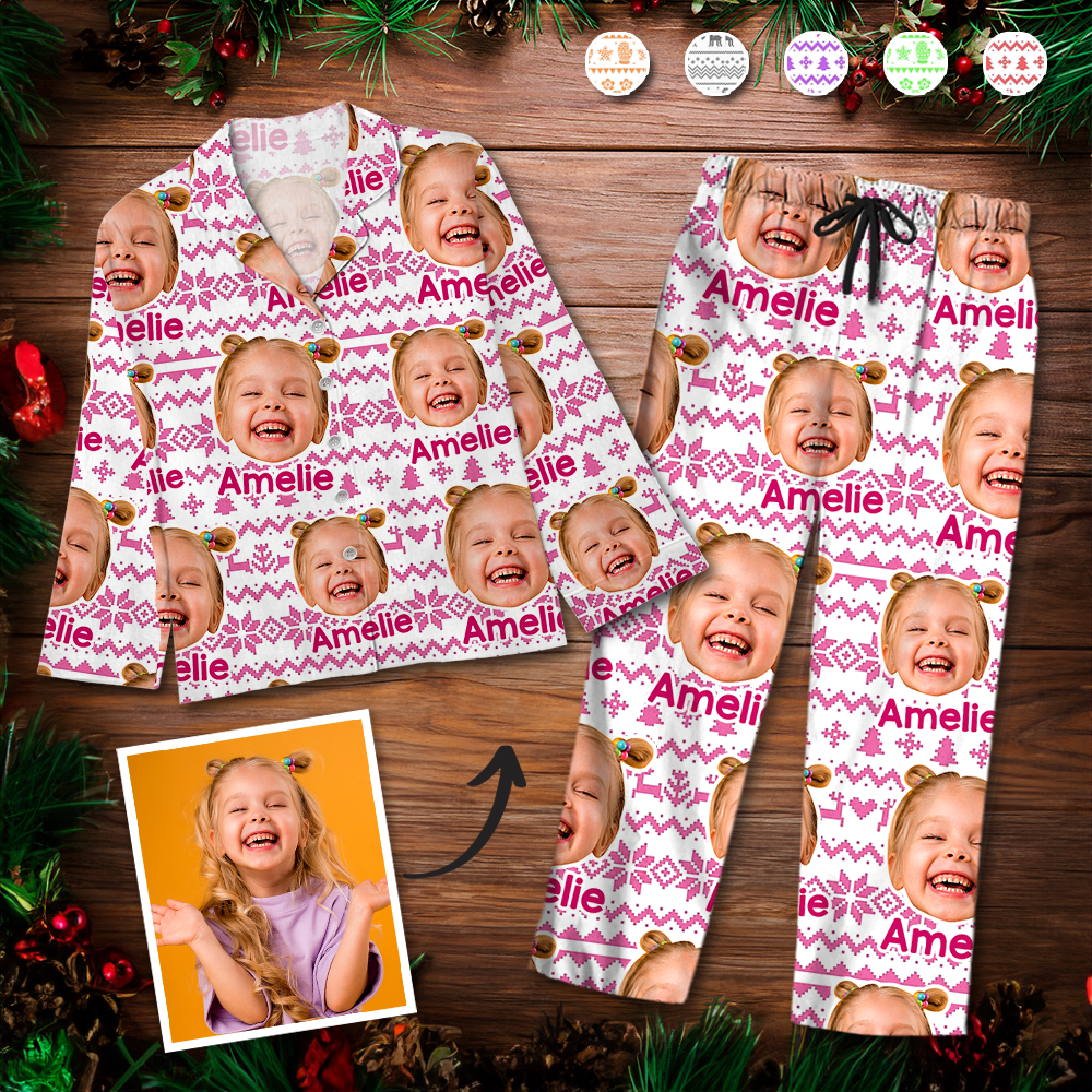 Être Humain - Pyjamas Personnalisés avec Photo de Chien et Chat - Cadeaux De Noël pour Amoureux des Animaux