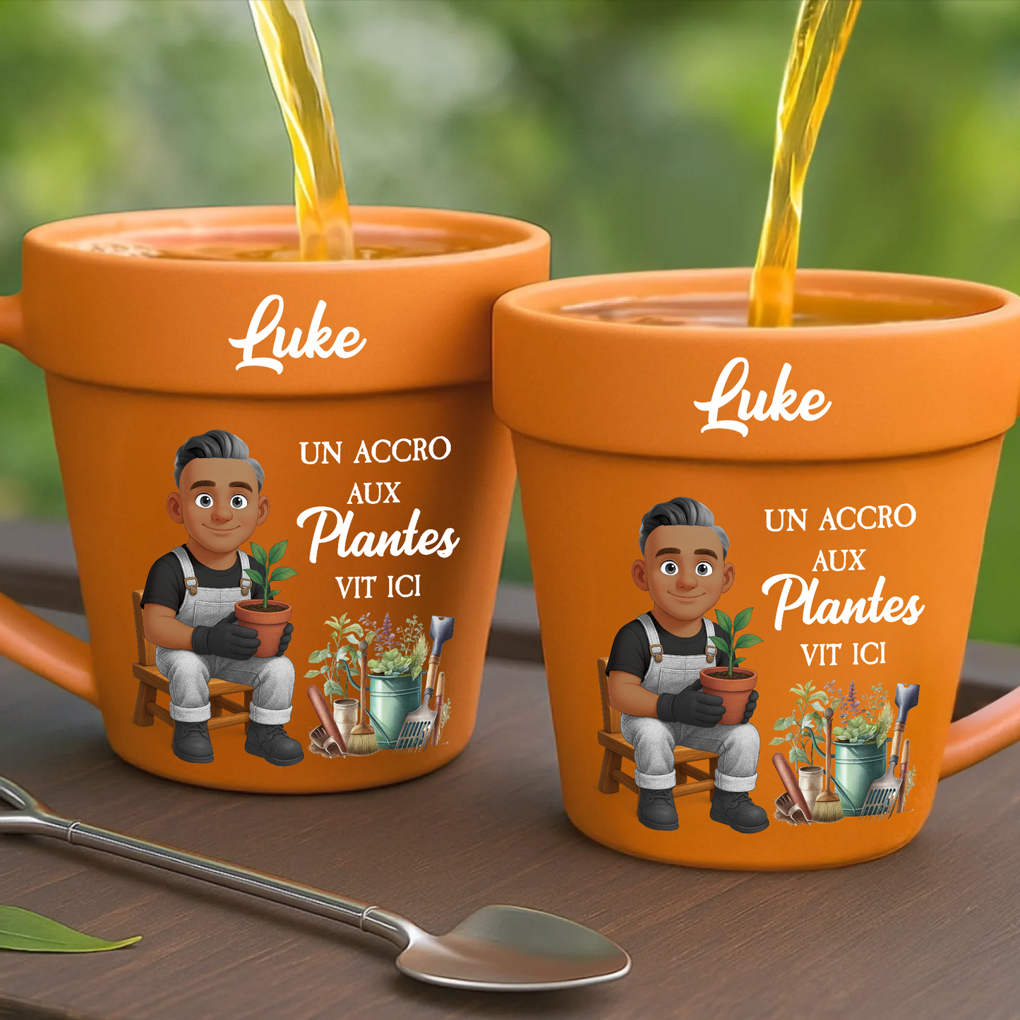 Un Accro Aux Plantes Vit Ici – Le Cadeau Personnalisé Idéal Pour Les Amoureux Des Plantes