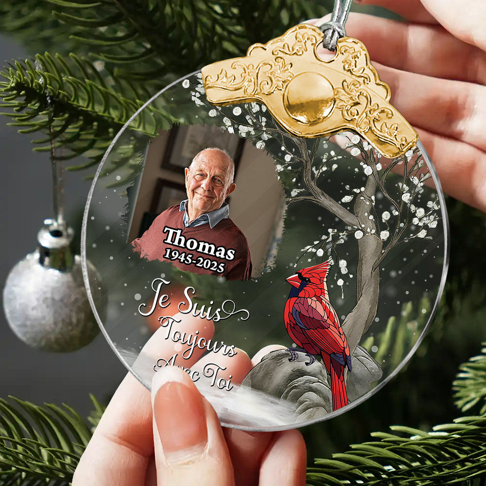 Je Suis Toujours Avec Toi Noël – Ornement Photo Personnalisé