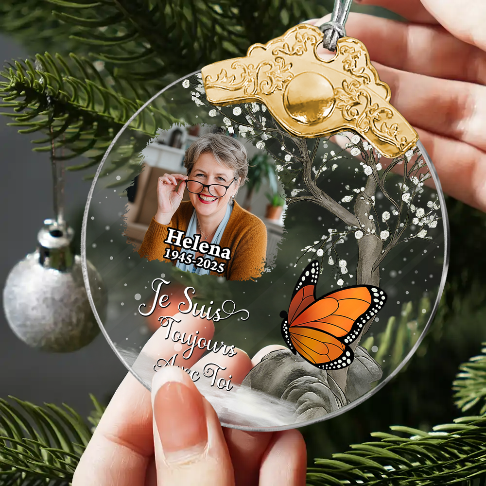 Je Suis Toujours Avec Toi Noël – Ornement Photo Personnalisé