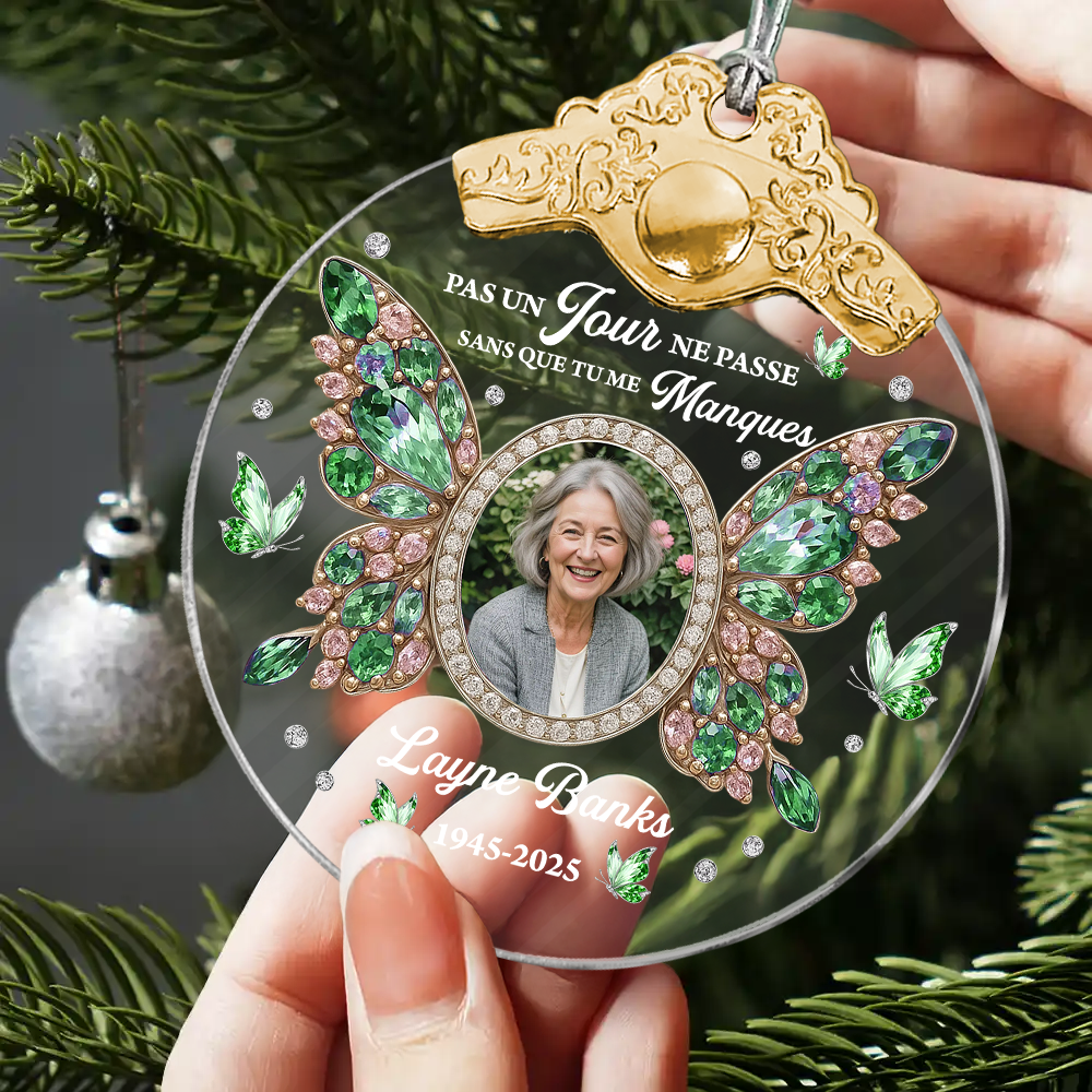 Noël Ornement Je Suis Toujours Avec Toi – Ornement Photo Personnalisé