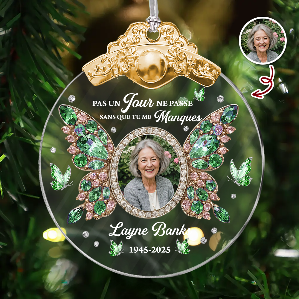 Noël Ornement Je Suis Toujours Avec Toi – Ornement Photo Personnalisé