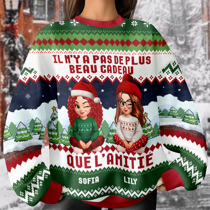 I'Il N’y A Pas De Plus Beau Cadeau Que L’amitié – Motif Bonhomme De Neige, Drôle Et Original