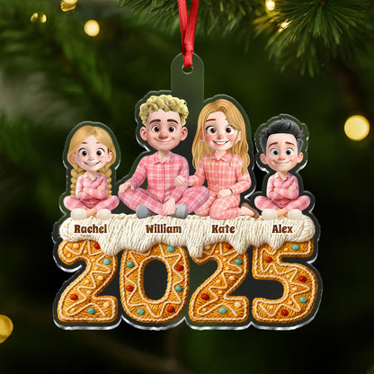 2025 Noël Personnalisée - Ornement Acrylique Personnalisé