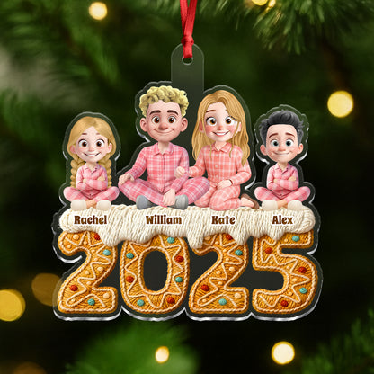 2025 Noël Personnalisée - Ornement Acrylique Personnalisé