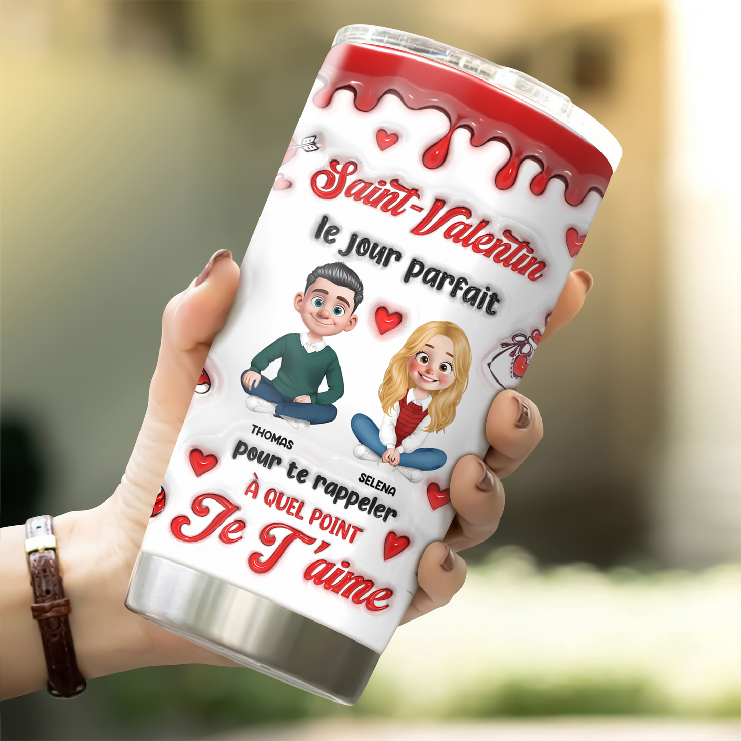 Saint-Valentin - Gobelet 590ml Personnalisé