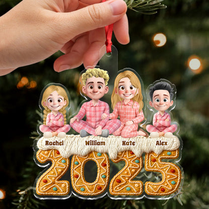 2025 Noël Personnalisée - Ornement Acrylique Personnalisé