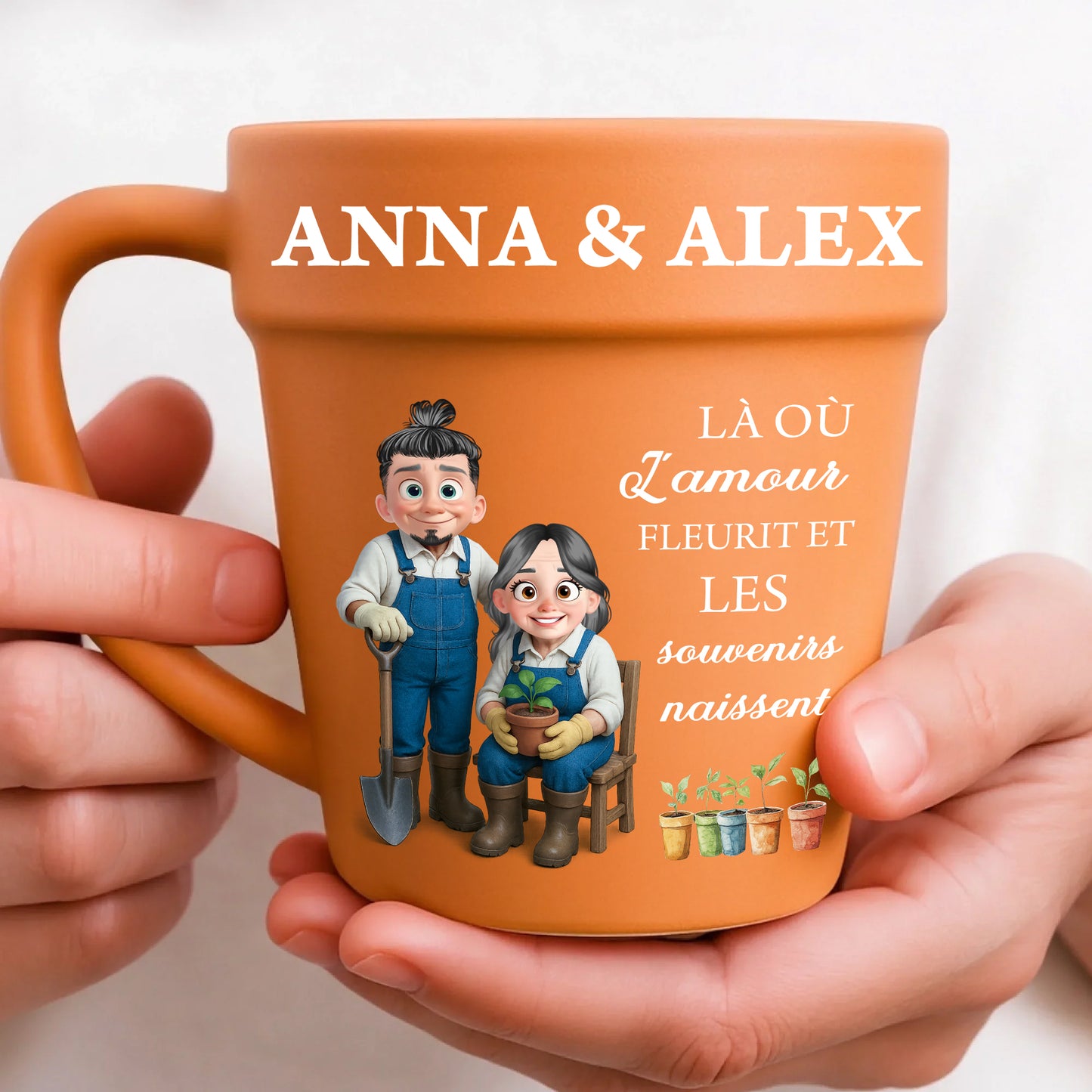 Là Où L’Amour Fleurit Et Les Souvenirs Naissent  – Le Cadeau Personnalisé Idéal Pour Les Amoureux Des Plantes