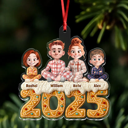 2025 Noël Personnalisée - Ornement Acrylique Personnalisé