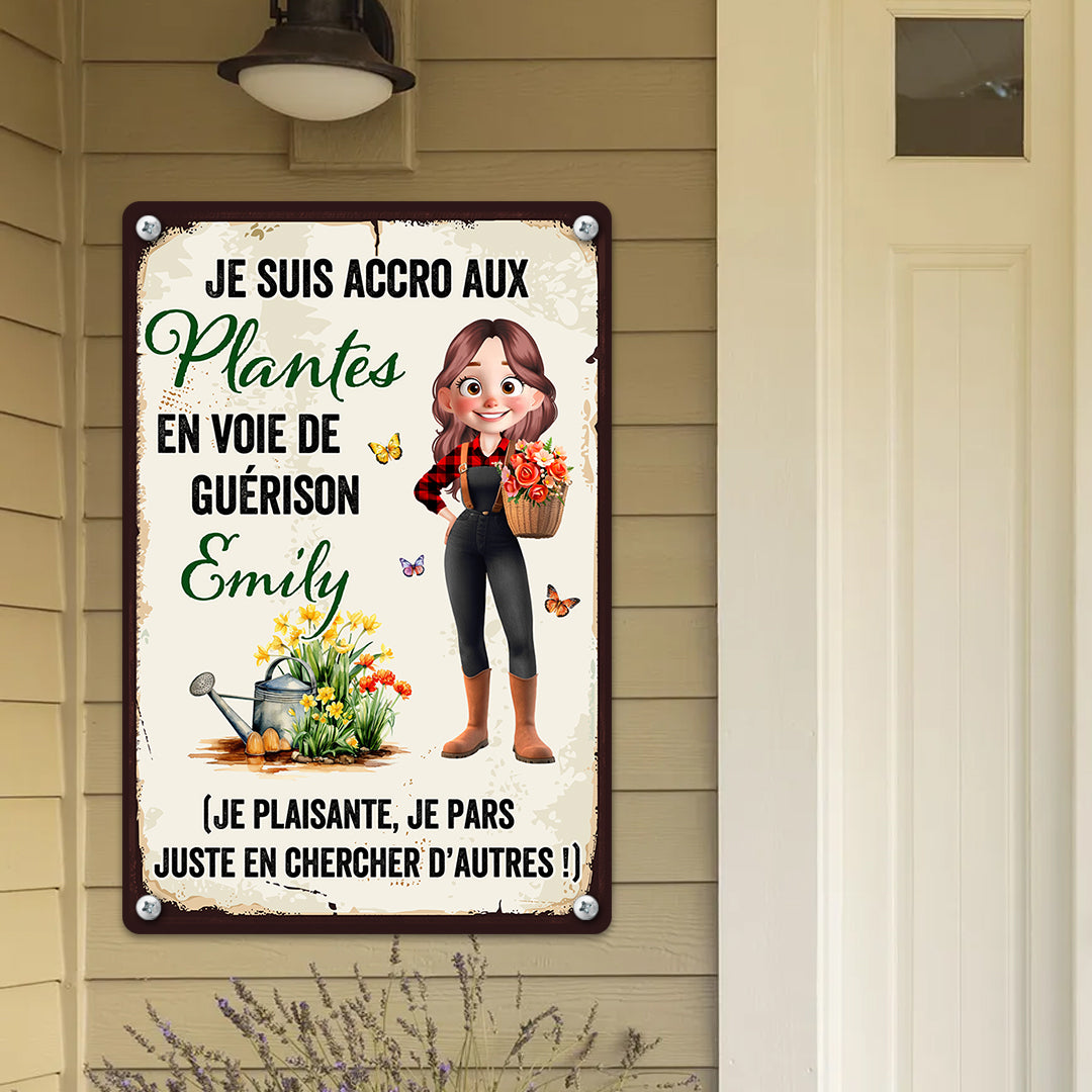 Je Plaisante, Je Pars Juste En Chercher D’autres – Plaque En Métal Personnalisée