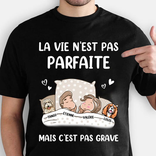 La Vie N‘Est Pas Parfaite Mais C’est Pas Grave - T-shirt Unisexe Personnalisé