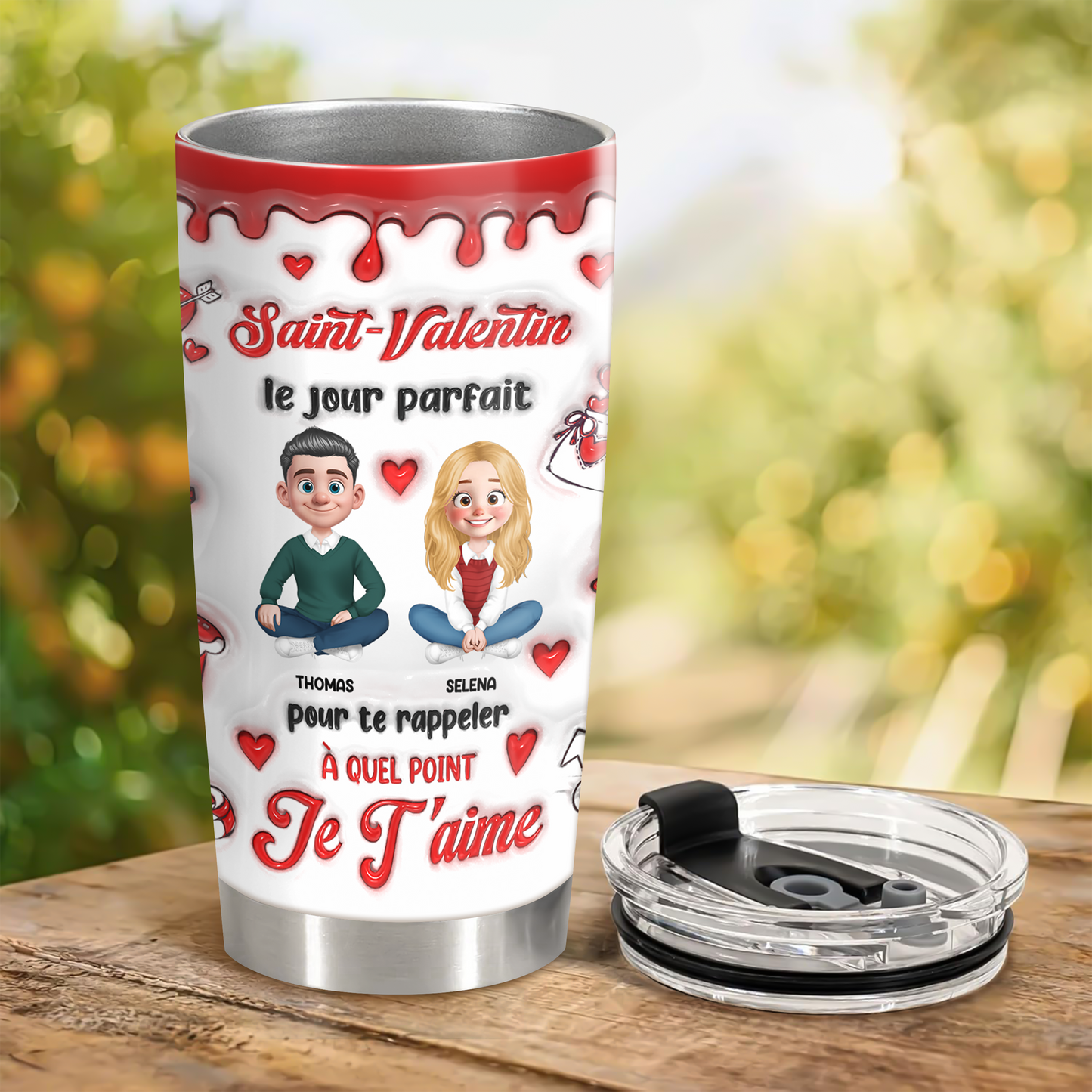 Saint-Valentin - Gobelet 590ml Personnalisé