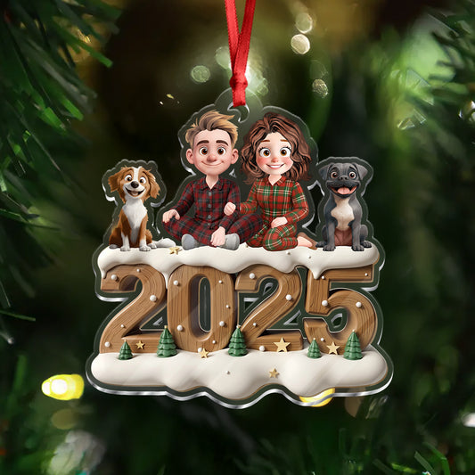 2025 Noël Personnalisée Ornement - Ornement Acrylique Personnalisé