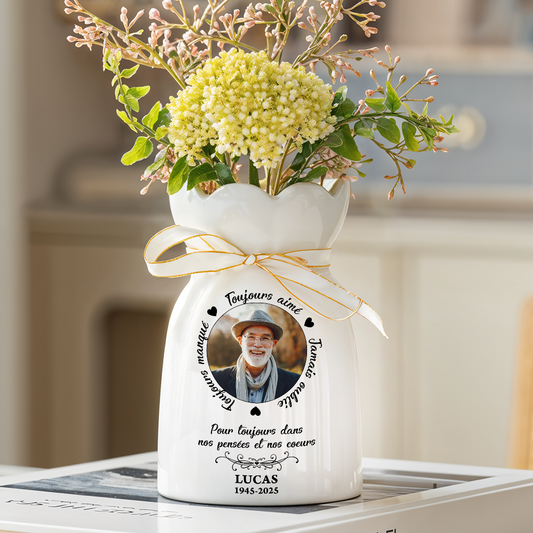 Mon Cœur A Changé Pour Toujours – Vase Décoratif Personnalisé Pour La Maison