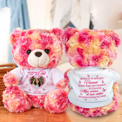 Serre Cet Ourson Souvenir - Ours En Peluche en T-shirt Personnalisé avec Photo