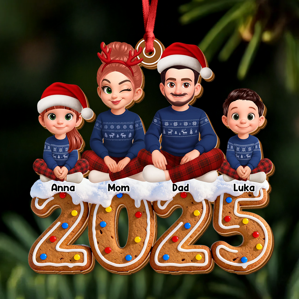 Ornement De Noël Wooden – Modèle À Deux Couches