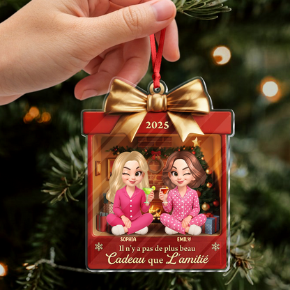 Il N’y A Pas De Plus Beau Cadeau Que L’amitié - Ornement Acrylique Personnalisé