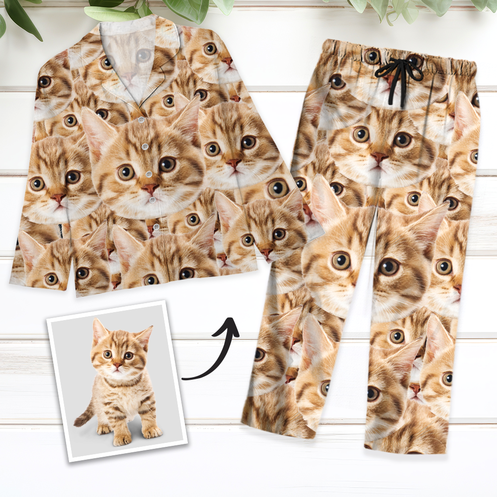 Pyjamas Personnalisés pour Animaux de compagnie et Propriétaires – Pyjamas Personnalisés Avec Photo Imprimée