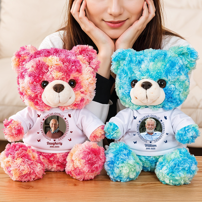 Si jJe Te Manque, Serre Cet Ours - Ours En Peluche en T-shirt Personnalisé avec Photo