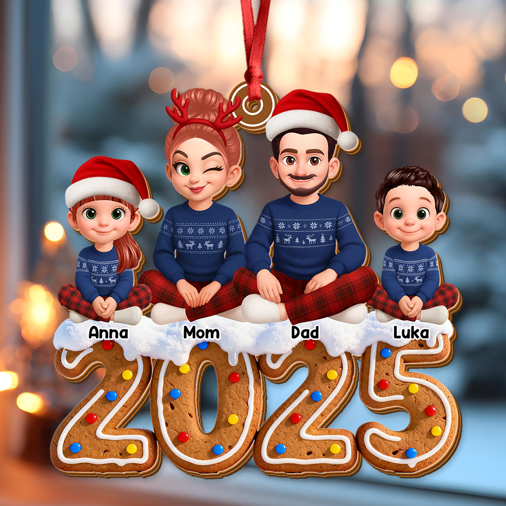 Ornement De Noël Wooden – Modèle À Deux Couches