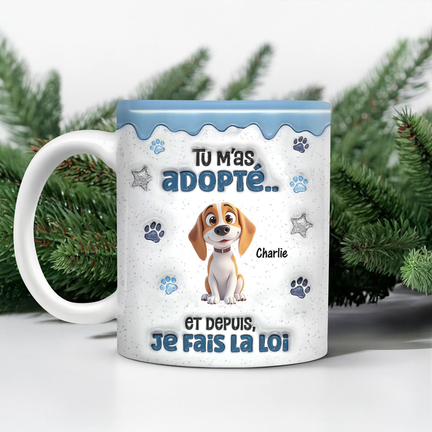 Je Fais La loi 3D Effet- Mug Personnalisé 3D Gonflé Effet