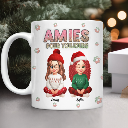 Pour Toujours  Mug Personnalisé 3D Gonflé Effet